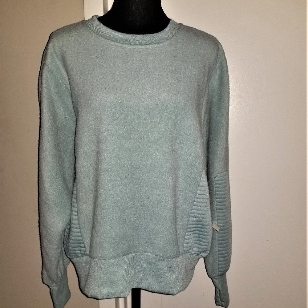 NWT! Tahari Sport Back Zip Sweatshirt - M